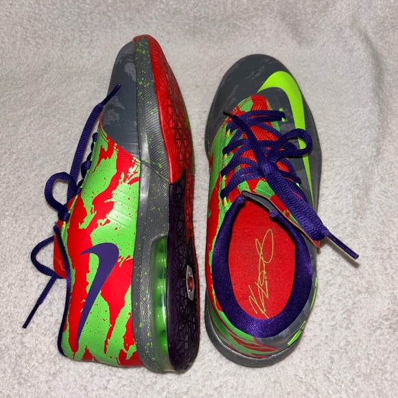 Nike Kevin Durant KD 6 “Energy” Sneakers - Size 5Y/6.5 Women's - Picture 4 of 10